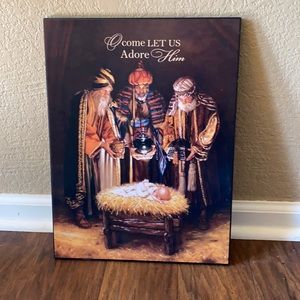 3 wiseman christmas decorative hanging